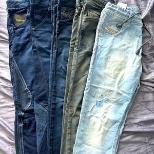 More than 200 diesel jeans like new